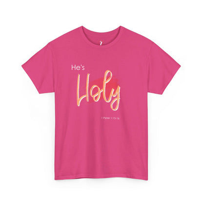 He's Holy Unisex Heavy Cotton Tee