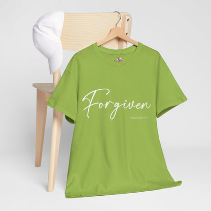 "Forgiven" Womens Christian Faith T-Shirt