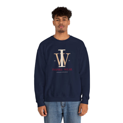 Inspire Wear IW Monogram Logo Crewneck Sweatshirt
