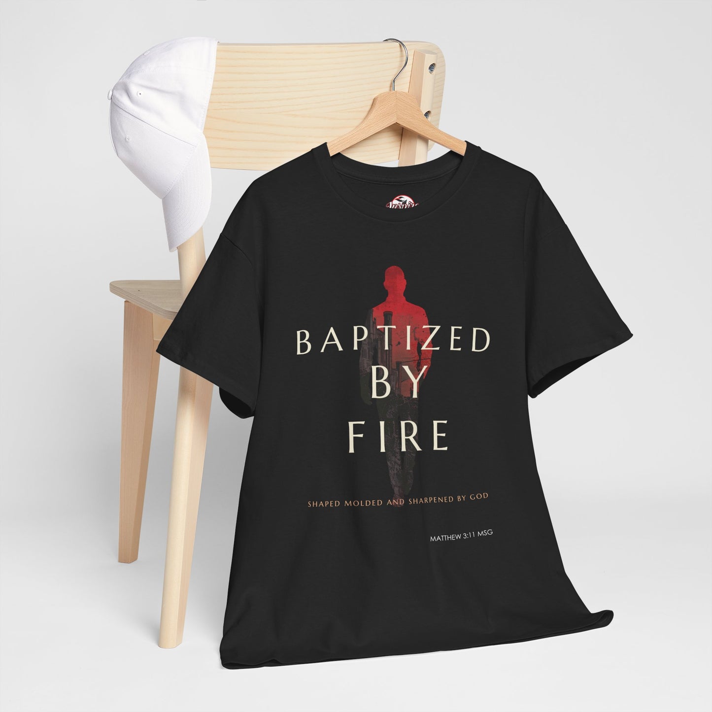 Baptized by Fire Unisex Heavy Cotton Tee