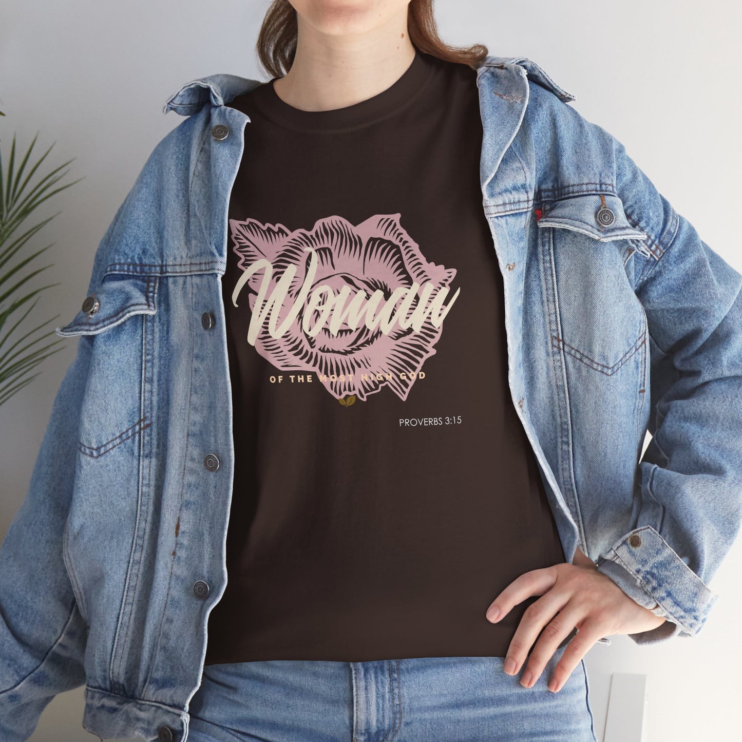 Woman of the Most High God Women's Heavy Cotton Tee