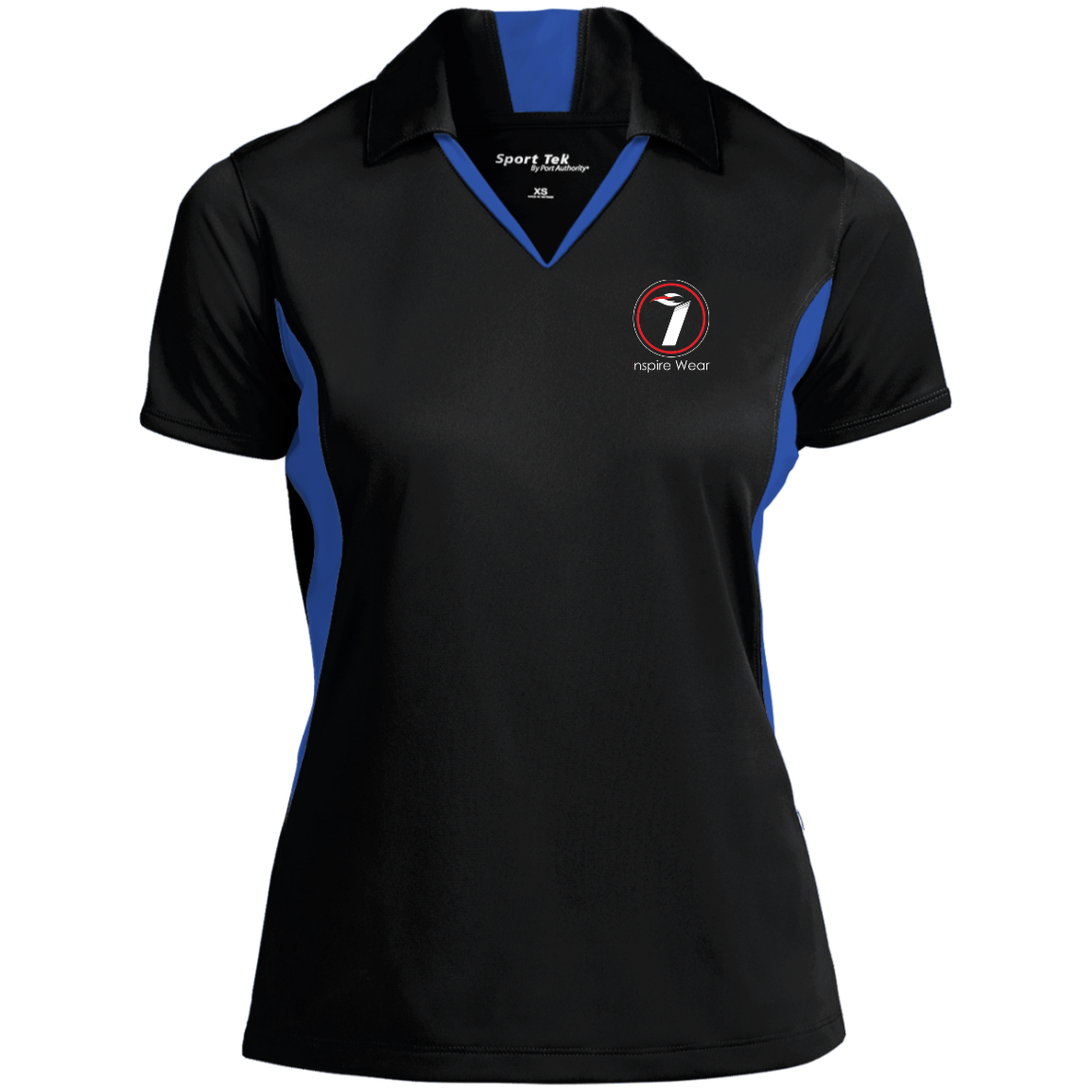 Inspire Wear logo Ladies' Colorblock Performance Polo