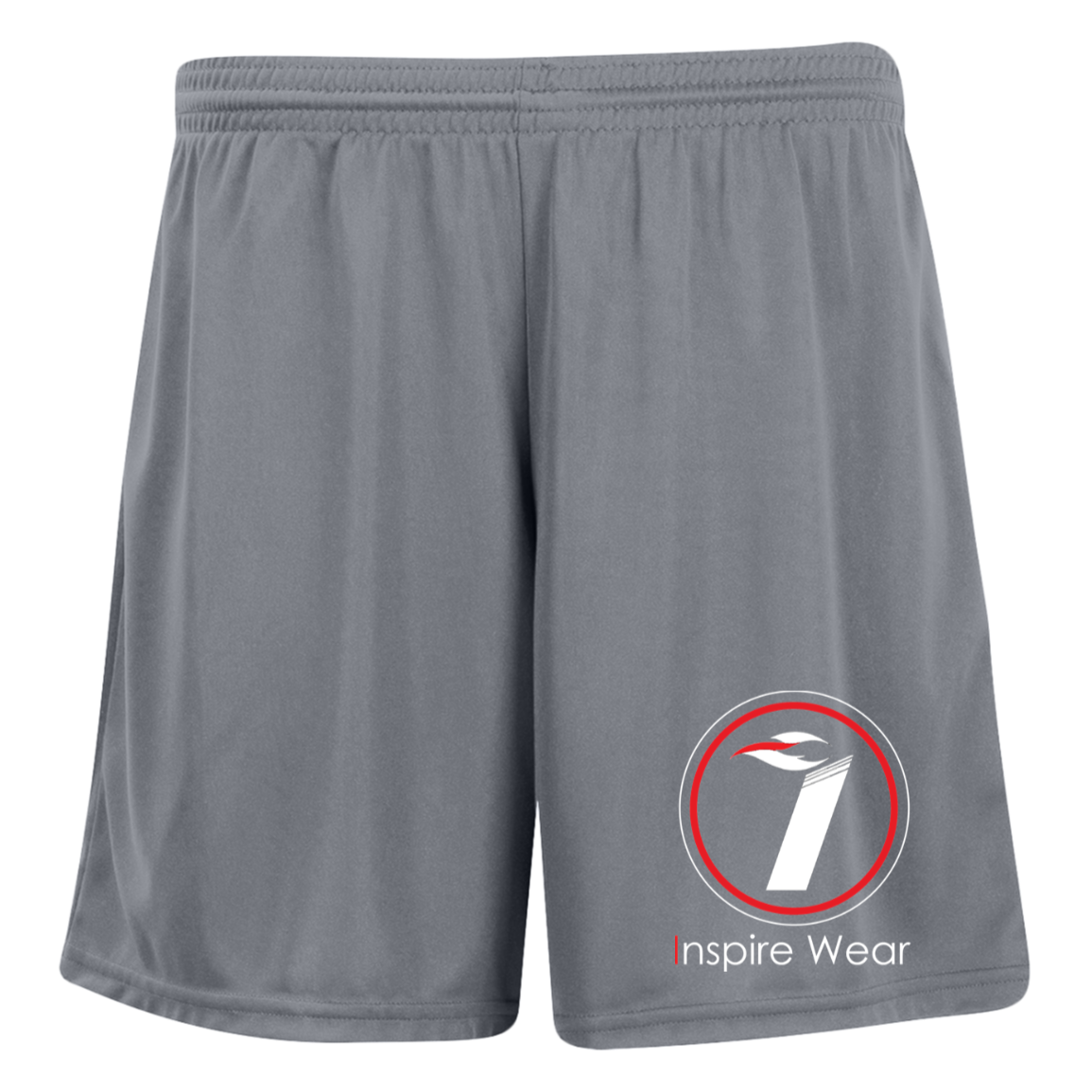 Inspire Wear logo Ladies' Moisture-Wicking 7 inch Inseam Training Shorts