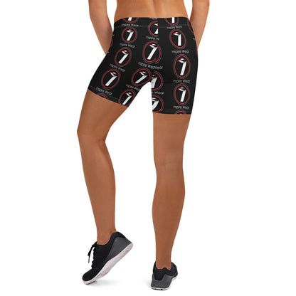 Inspire Wear All-Over Print Spandex Shorts