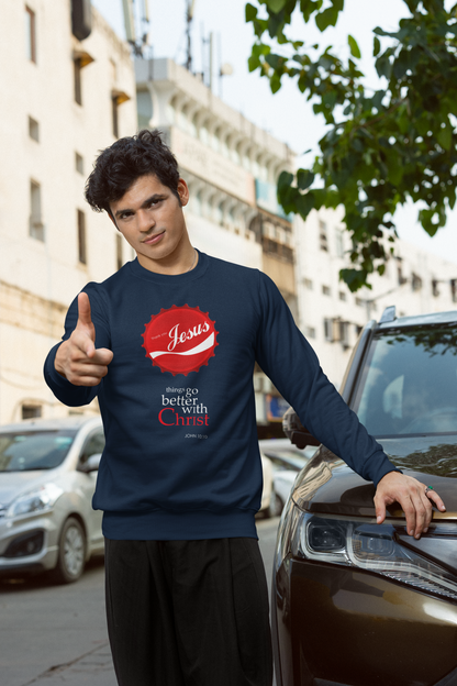 "Things Go Better with Christ" Crewneck Sweatshirt