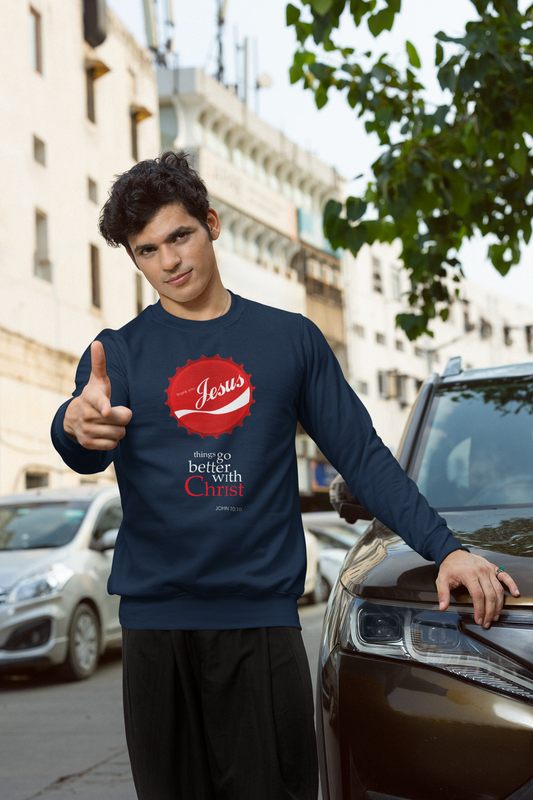 "Things Go Better with Christ" Crewneck Sweatshirt