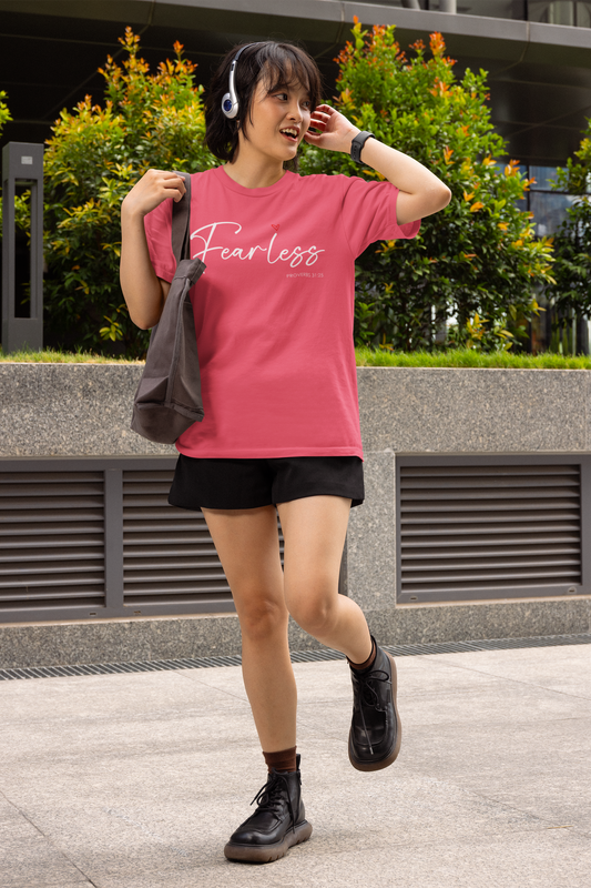 "Fearless" Inspirational Graphic T-Shirt