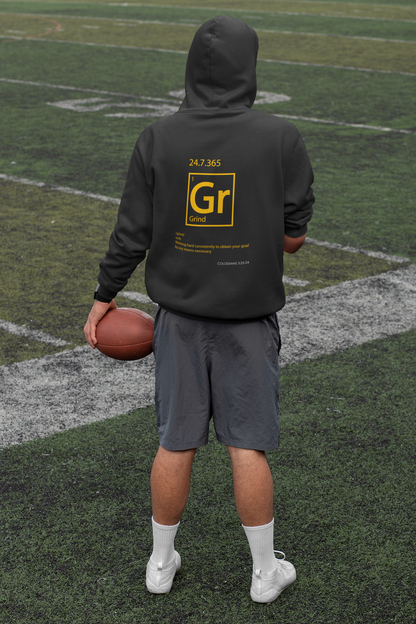 "Grind" Motivational Unisex Pullover Hoodie