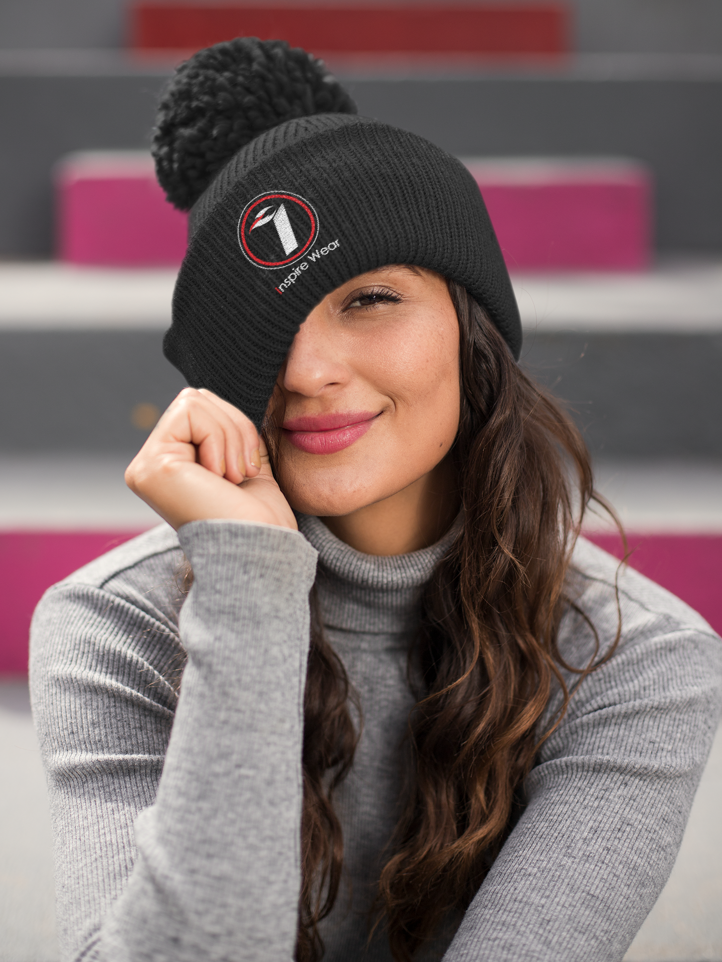 Inspire Wear Pom-Pom Beanie