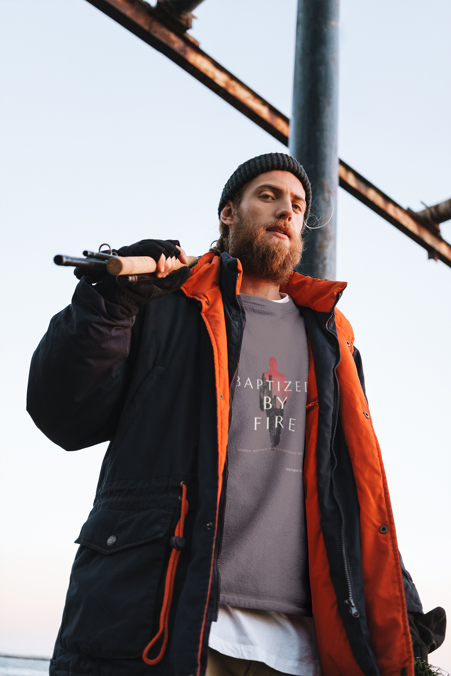 Baptized By Fire Unisex Crewneck Sweatshirt