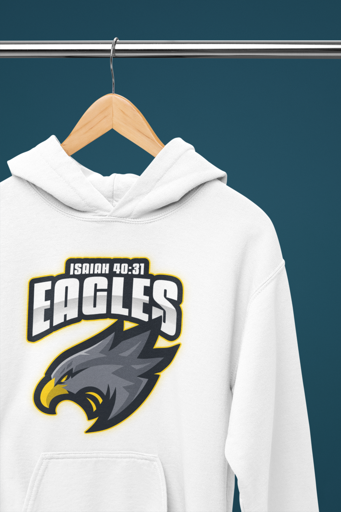 Isaiah 40:31 Eagles Unisex Heavy Blend™ Hooded Sweatshirt