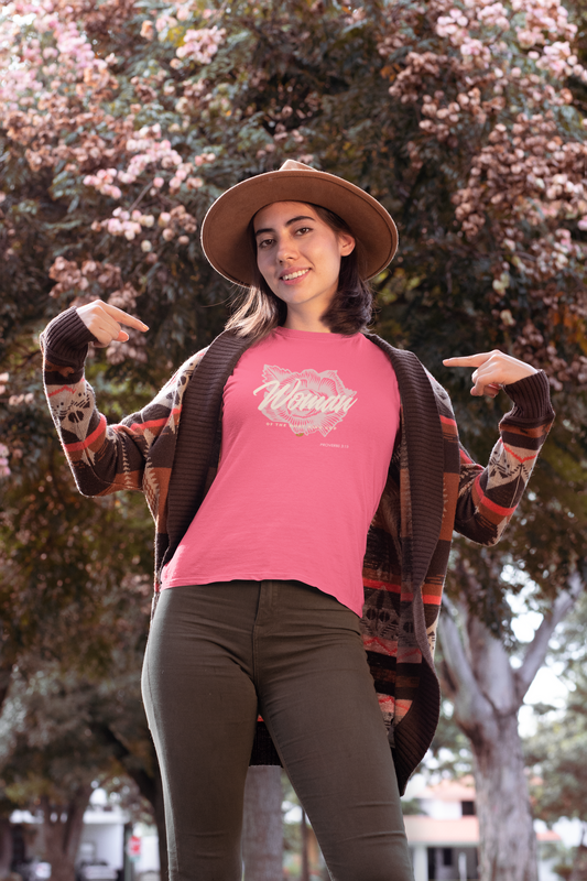 Woman of the Most High God Women's Heavy Cotton Tee