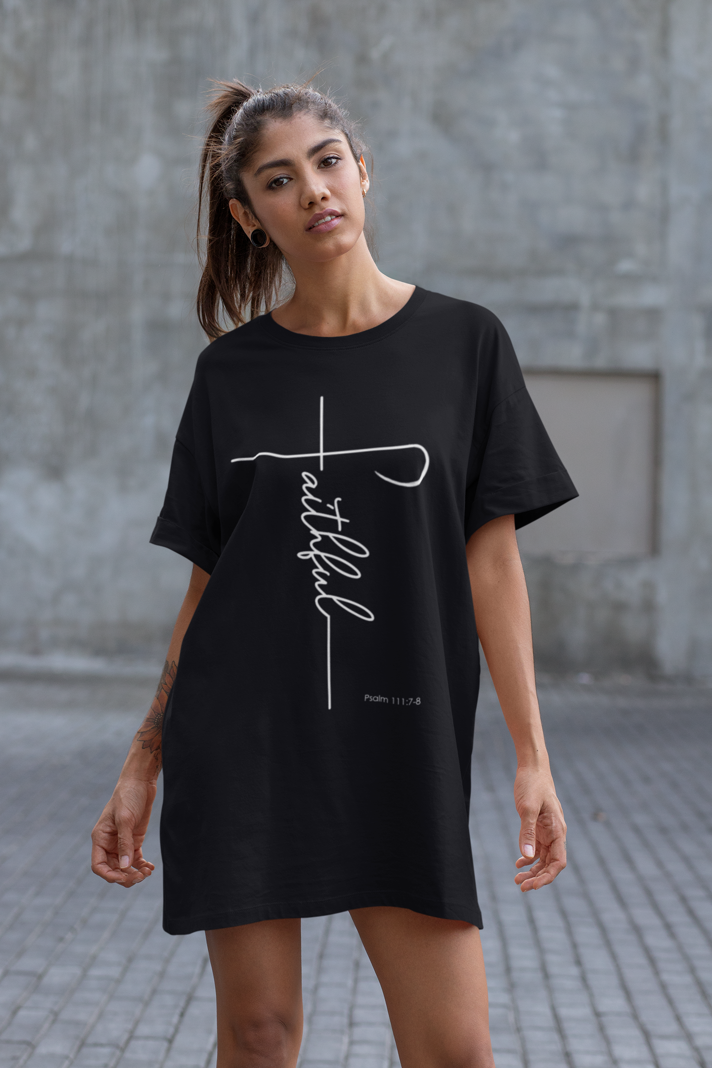 Inspire Wear Faithful T-shirt dress