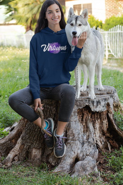 "Virtuous" Affirmation Pullover Hoodie