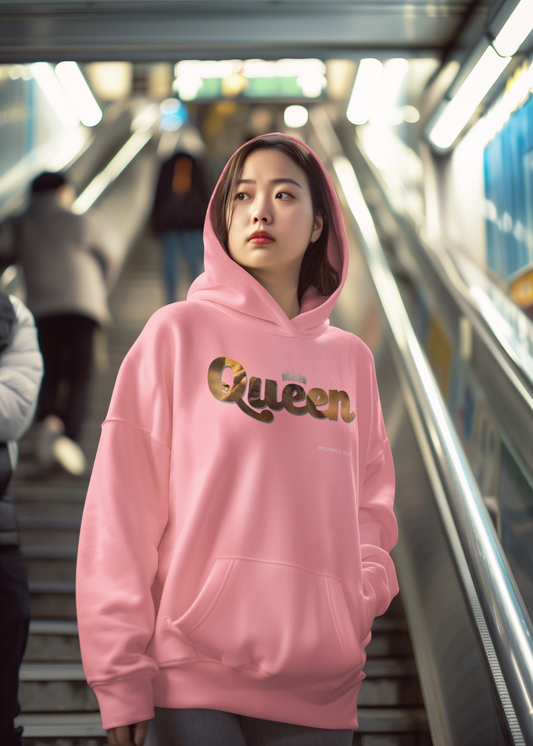 "Queen" Women's Graphic Pullover Hoodie