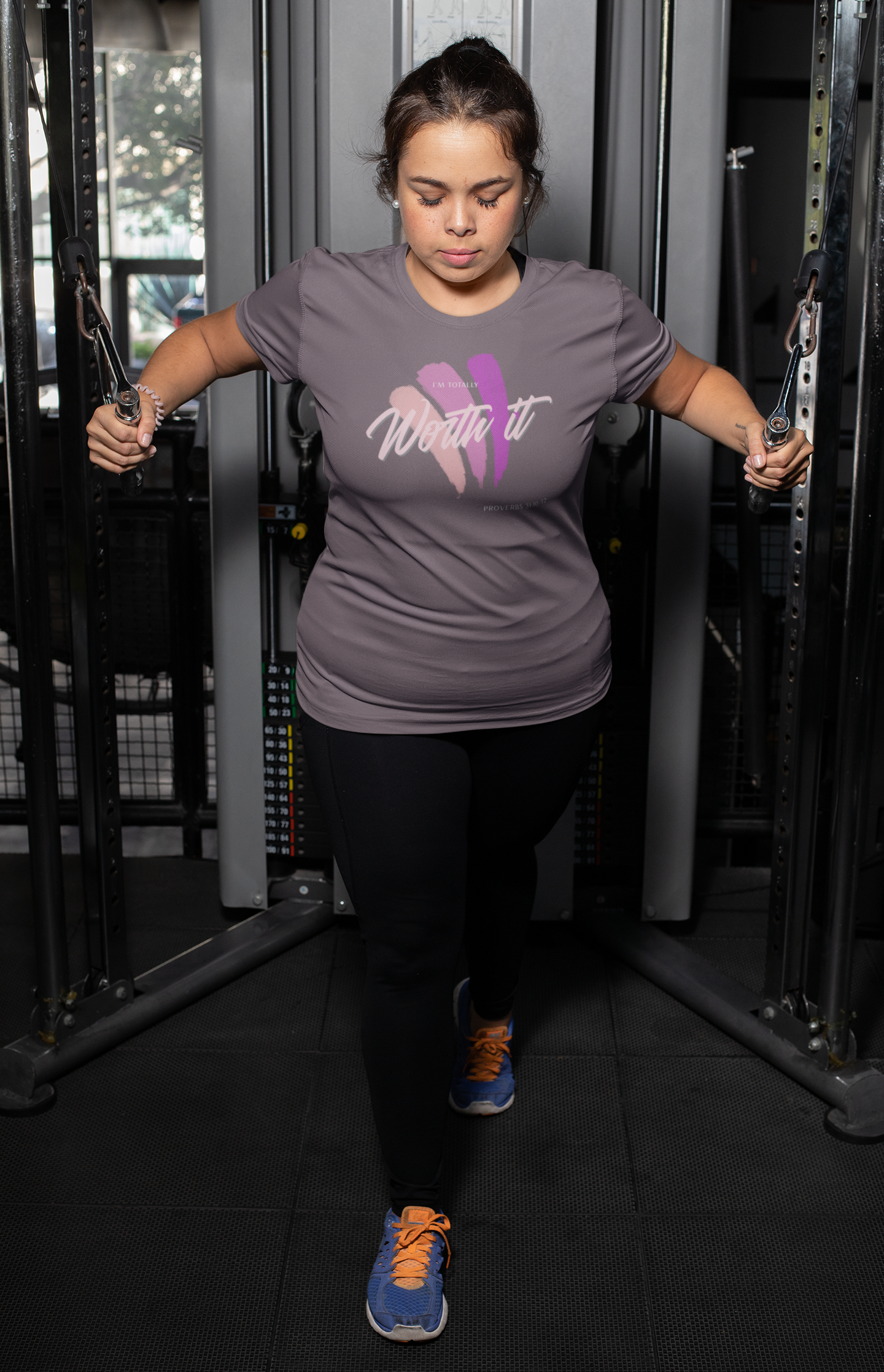 "Totally Worth It" Women's Motivational Graphic T‑Shirt