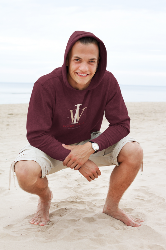 Inspire Wear IW Monogram Logo Pullover Hoodie