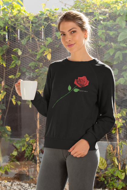 "Fearfully and Wonderfully Made" Rose Crewneck Sweatshirt