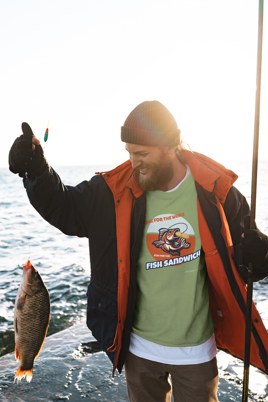 "Come for the Word, Stay for the Fish Sandwich" Crewneck Sweatshirt