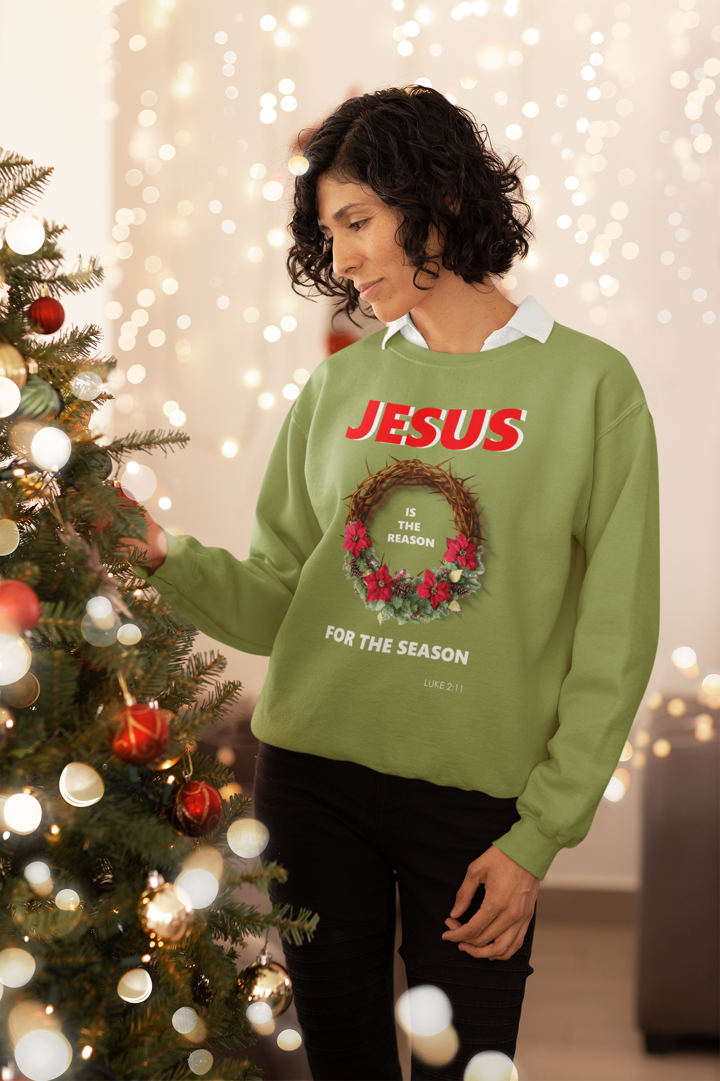 Jesus is the Reason Unisex Heavy Blend™ Crewneck Sweatshirt