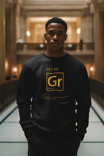 Grind 24/7/365 Motivational Element Crewneck Sweatshirt