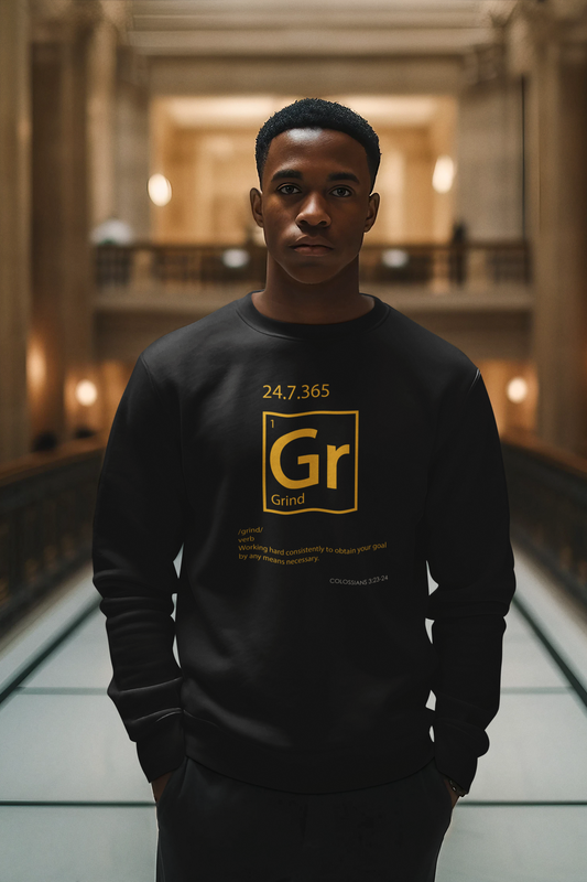 Grind 24/7/365 Motivational Element Crewneck Sweatshirt