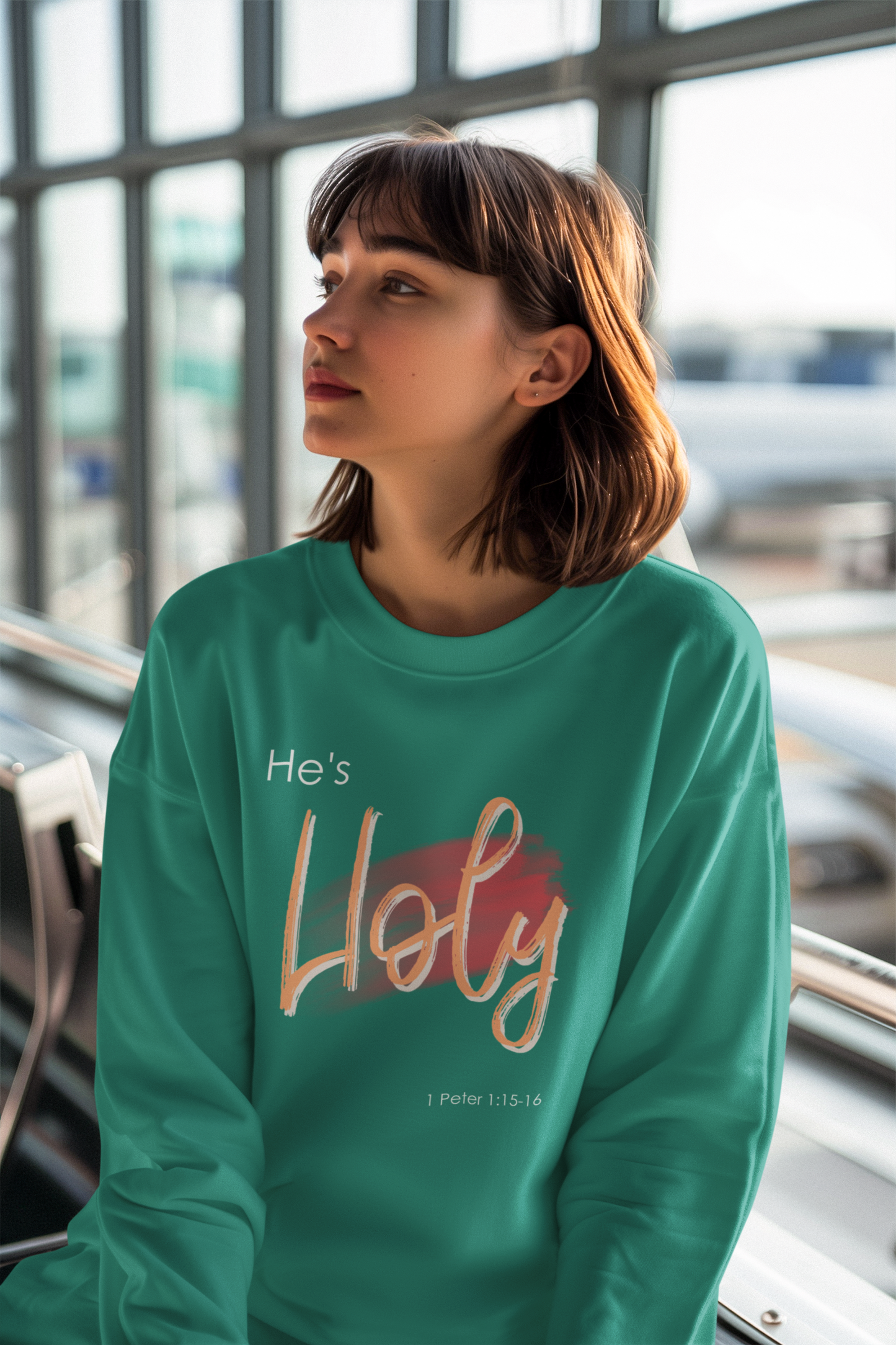 He's Holy Unisex Heavy Blend™ Crewneck Sweatshirt