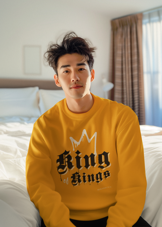 "King of Kings" Inspirational Crewneck Sweatshirt