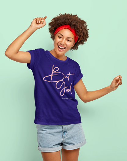 "But God" Womens Christian Faith Graphic Tee