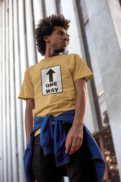 One Way Up Unisex Heavy Cotton Tee