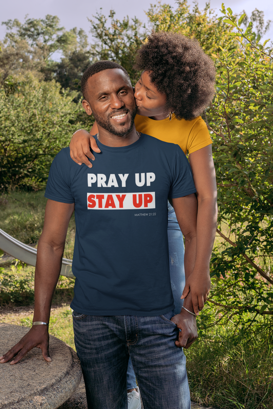 Pray up Stay up Unisex Heavy Cotton Tee