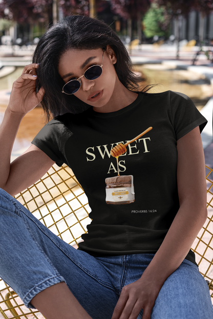 "Pleasant Words" Women's Inspirational Graphic Tee
